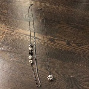 Two fashion necklaces